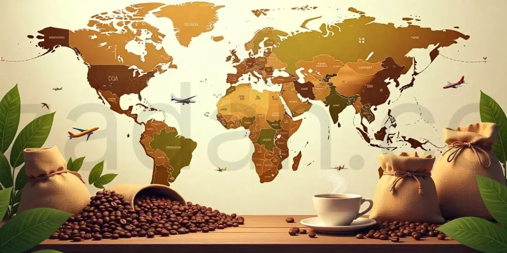 واردات قهوه